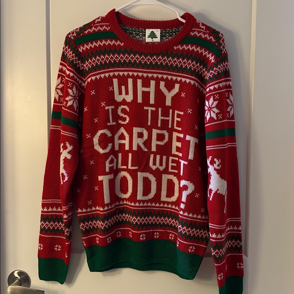 Oh My Sweater Red and Green Christmas Sweater